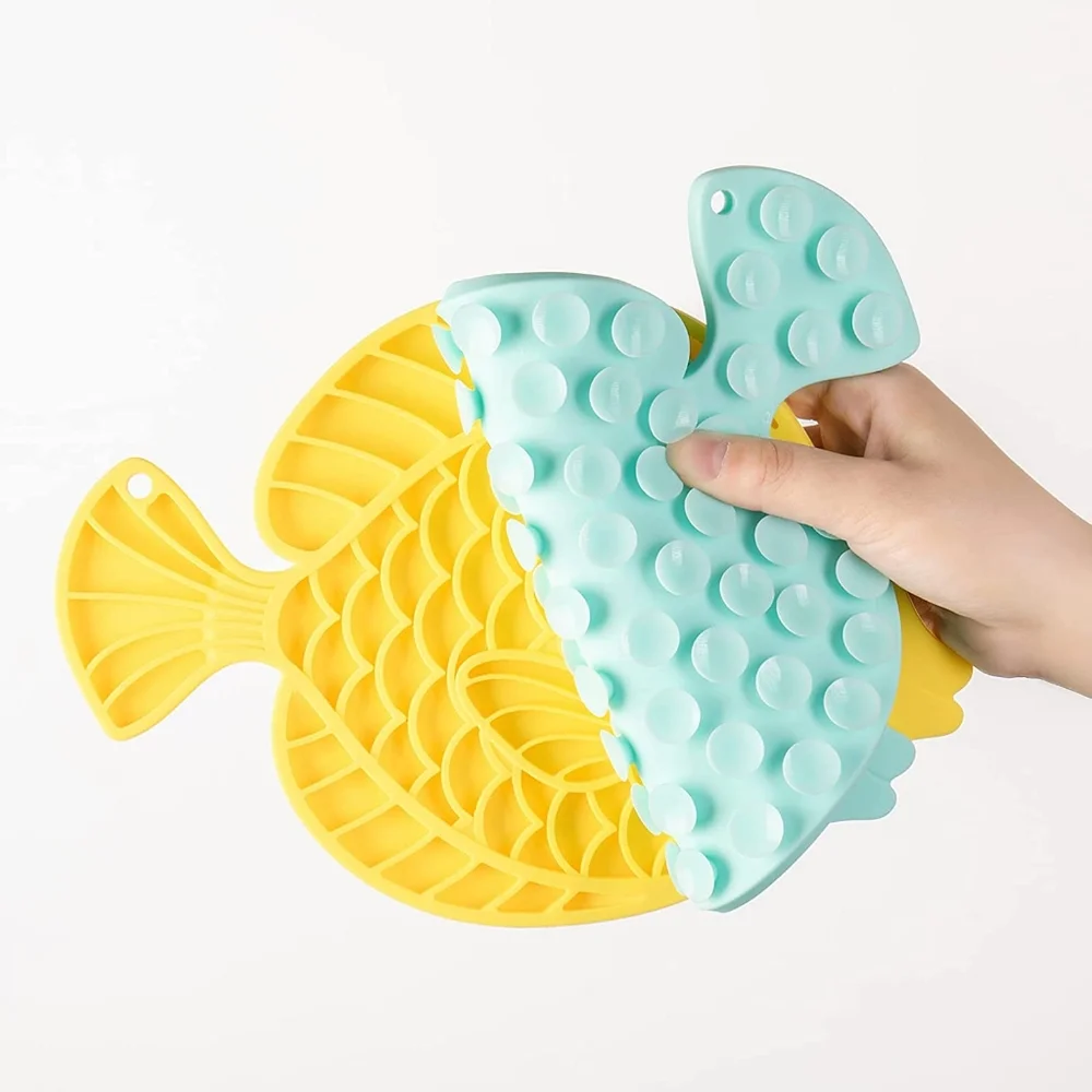 2 Pack Lick Pad for Dogs with Strong Suction Cups